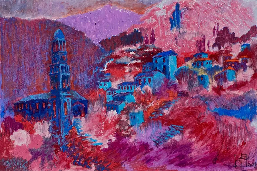Untitled Landscape work by Ols Plasa