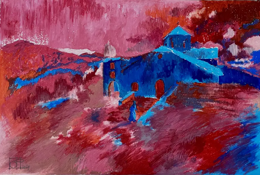 Untitled Landscape work by Ols Plasa
