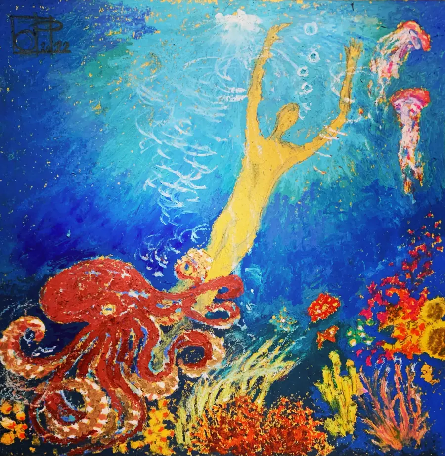 Untitled Figurative work by Ols Plasa