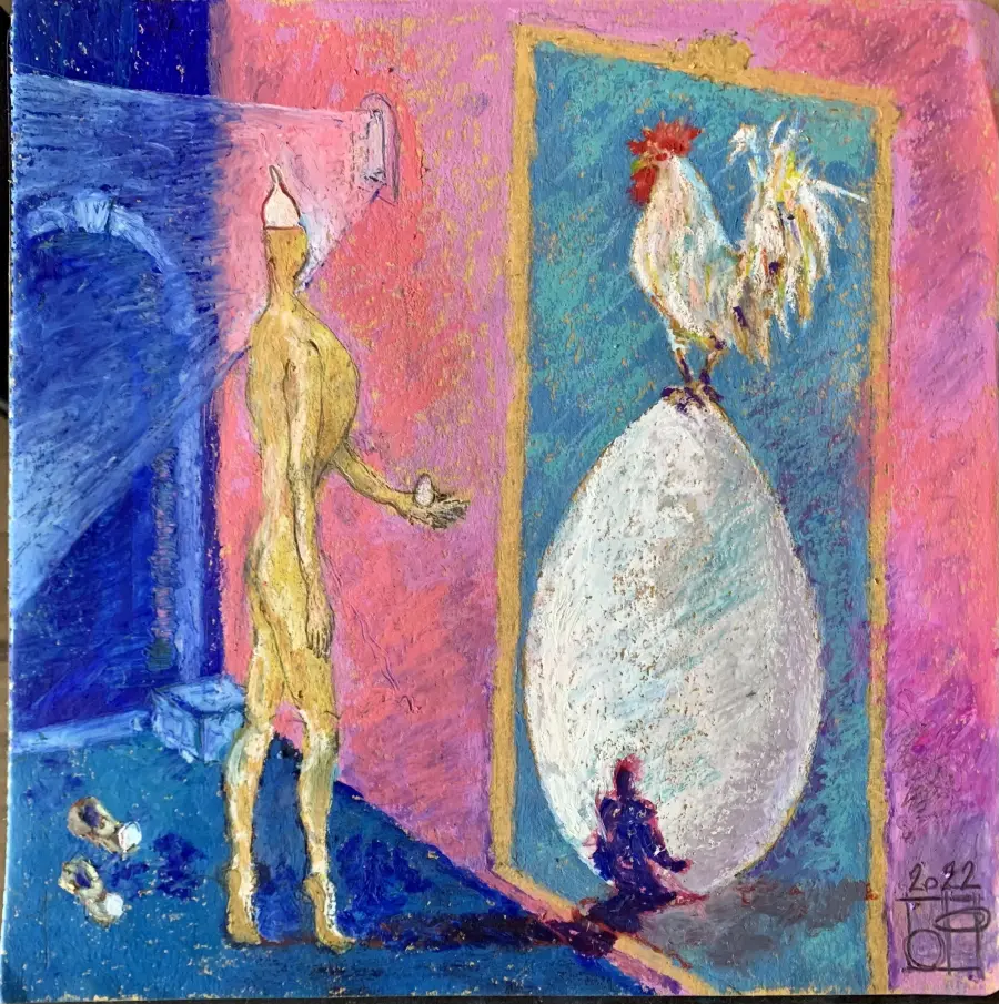 Untitled Figurative work by Ols Plasa