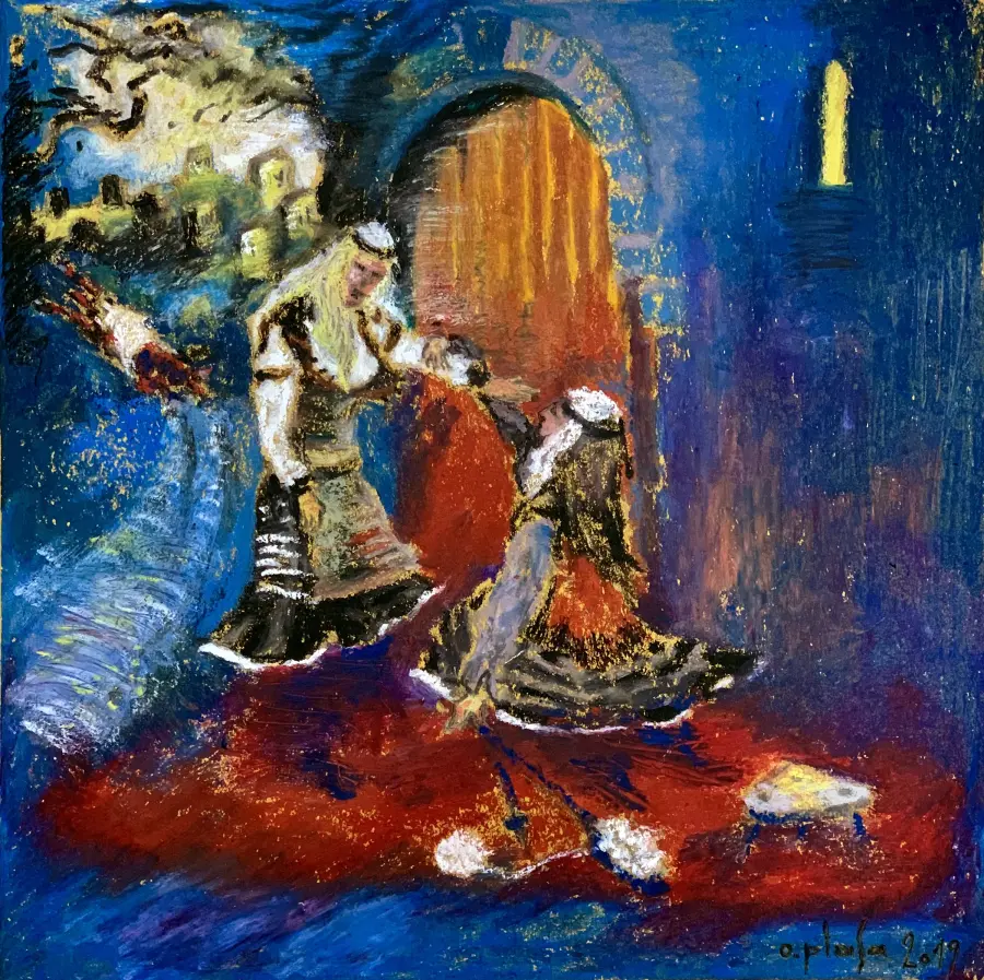 Untitled Figurative work by Ols Plasa