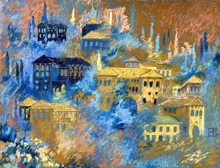 Untitled Landscape work by Ols Plasa