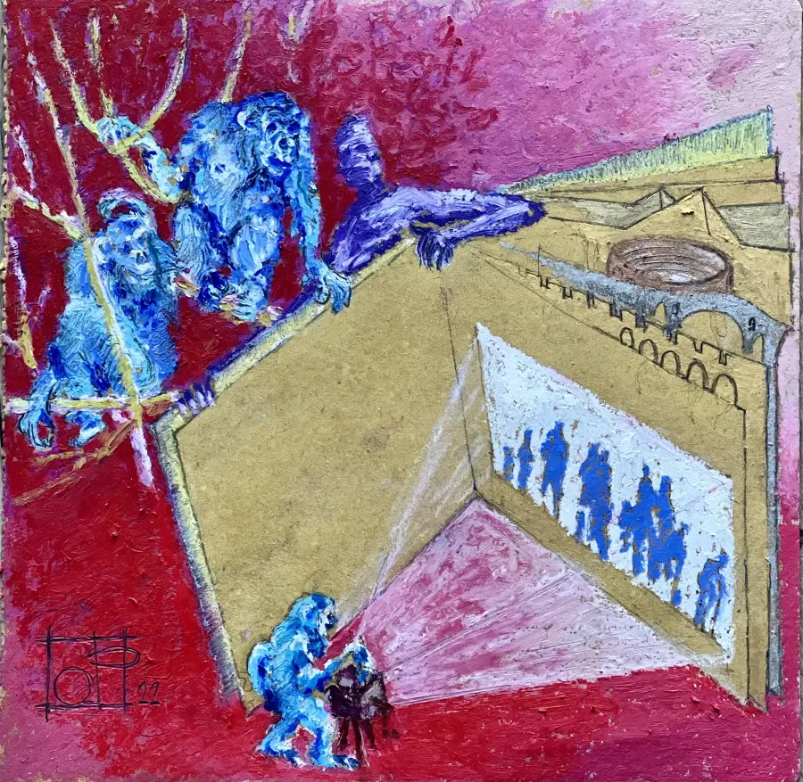 Untitled Figurative work by Ols Plasa