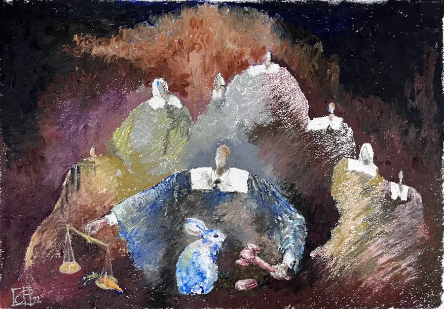 Untitled Figurative work by Ols Plasa