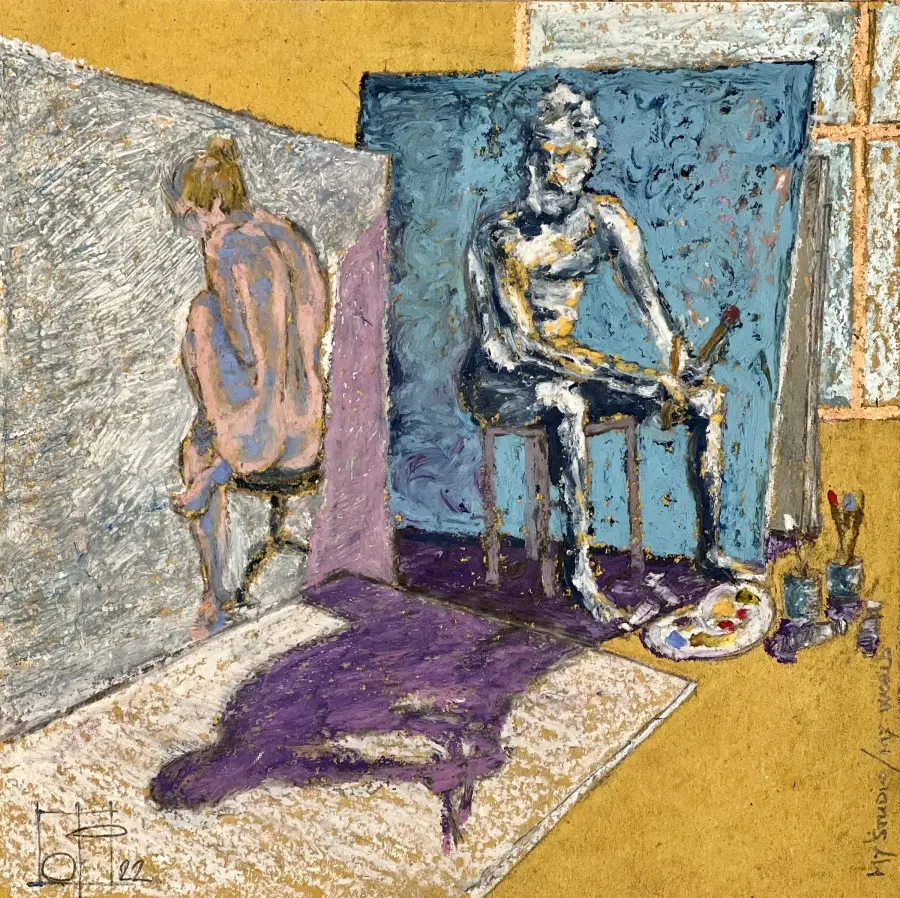 Untitled Figurative work by Ols Plasa