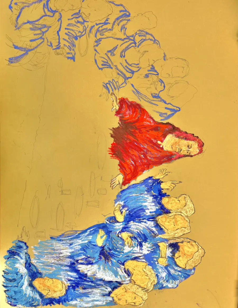 Untitled Figurative work by Ols Plasa