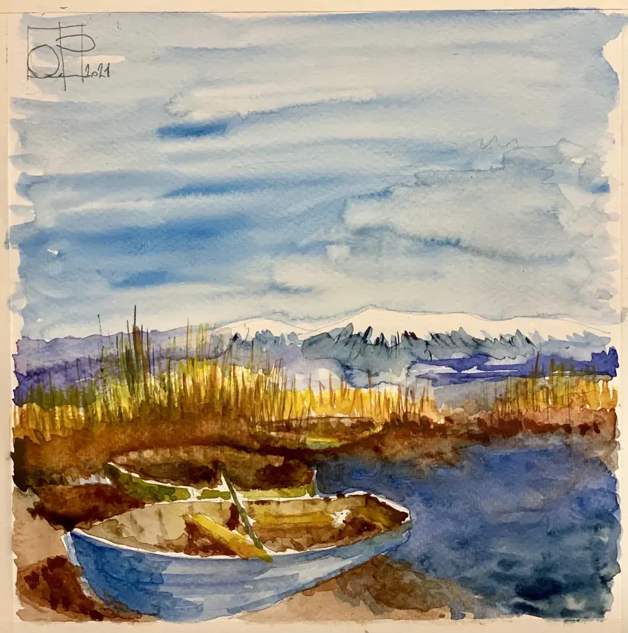 Untitled Landscape work by Ols Plasa