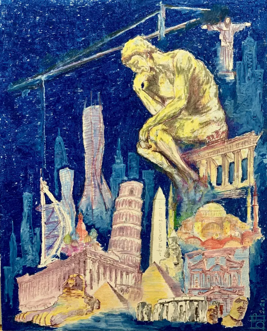 Untitled Figurative work by Ols Plasa