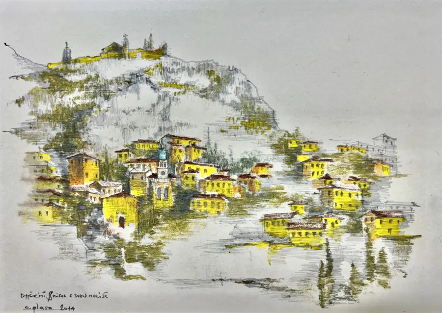 Untitled Landscape work by Ols Plasa