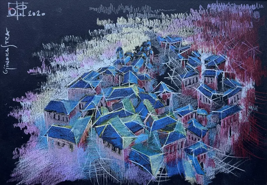 Untitled Landscape work by Ols Plasa