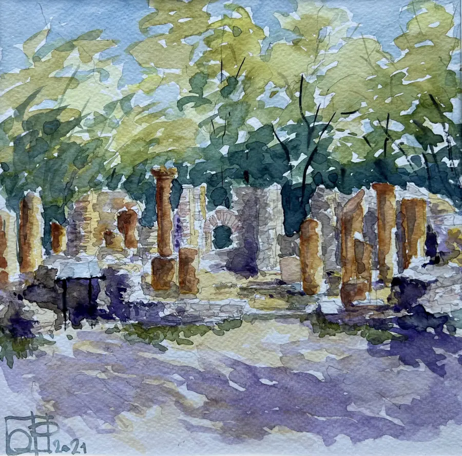 Untitled Landscape work by Ols Plasa